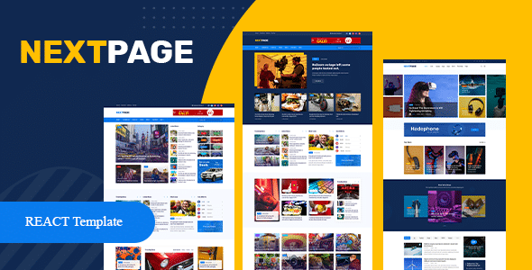 react newspaper template