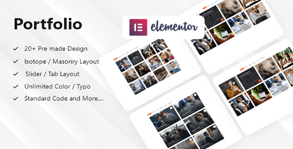 elementor portfolio builder
